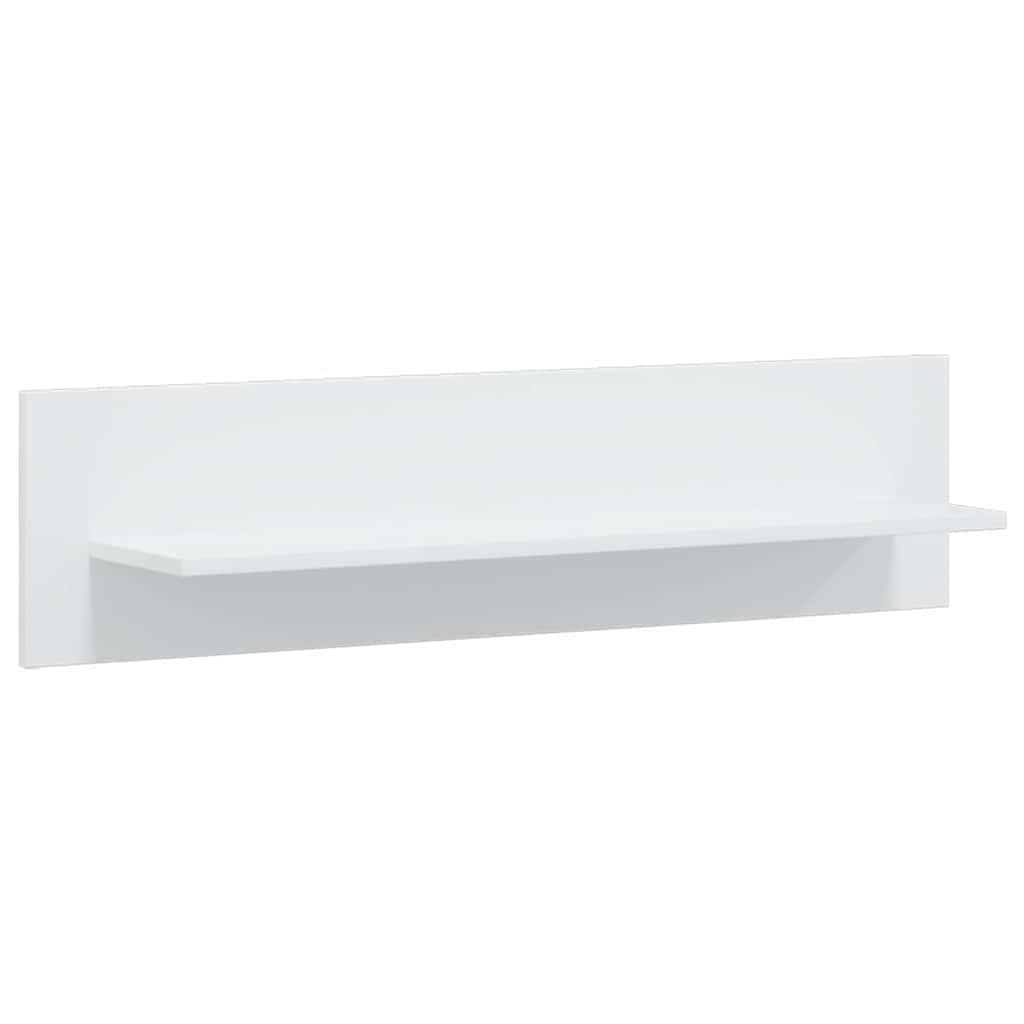 5-dielna obývacia/TV stena s LED osvetlením, biela