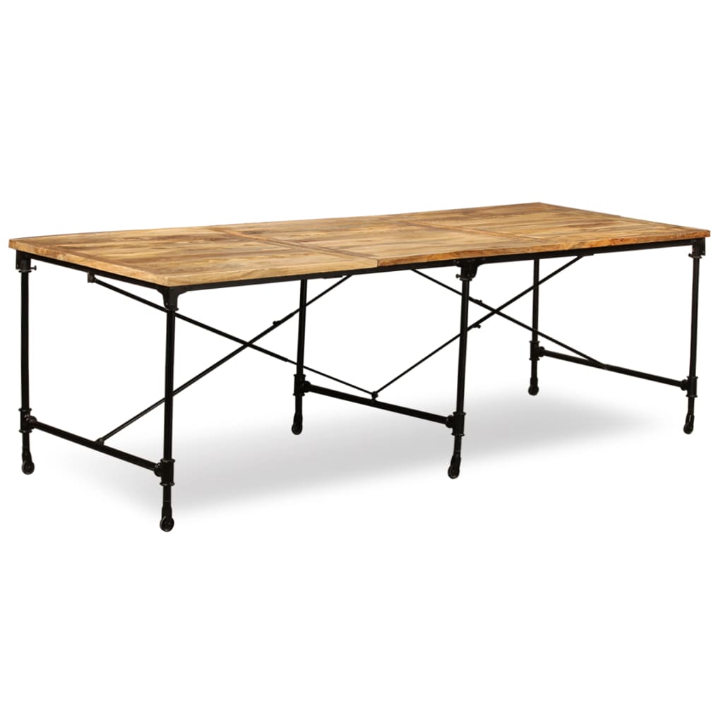 Jedálenský stôl, masívne mangovníkové drevo, 240 cm
