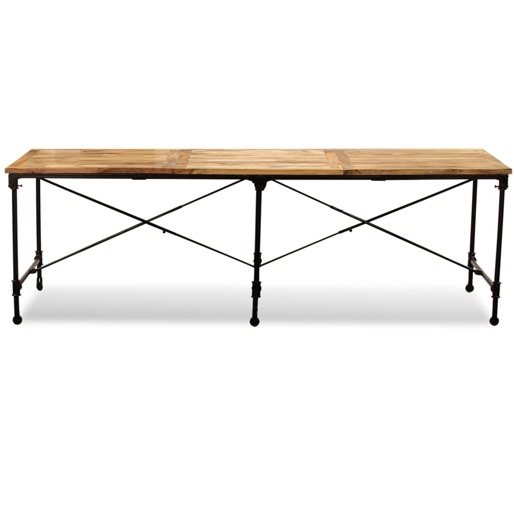 Jedálenský stôl, masívne mangovníkové drevo, 240 cm