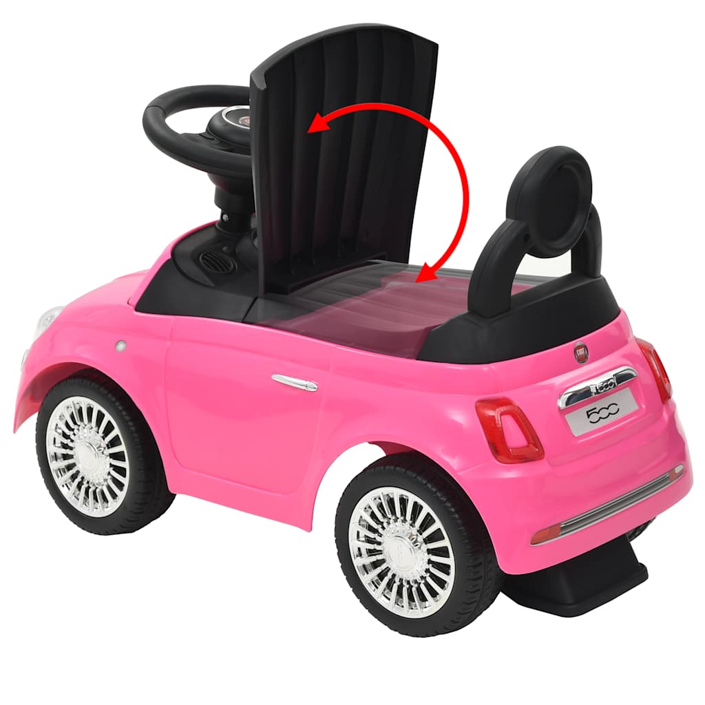Detské autíčko Fiat 500, ružové