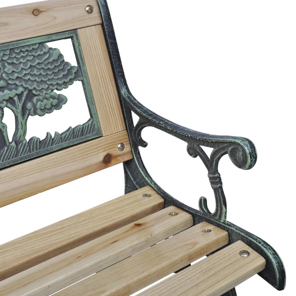 Detská záhradná lavička 84 cm, drevo