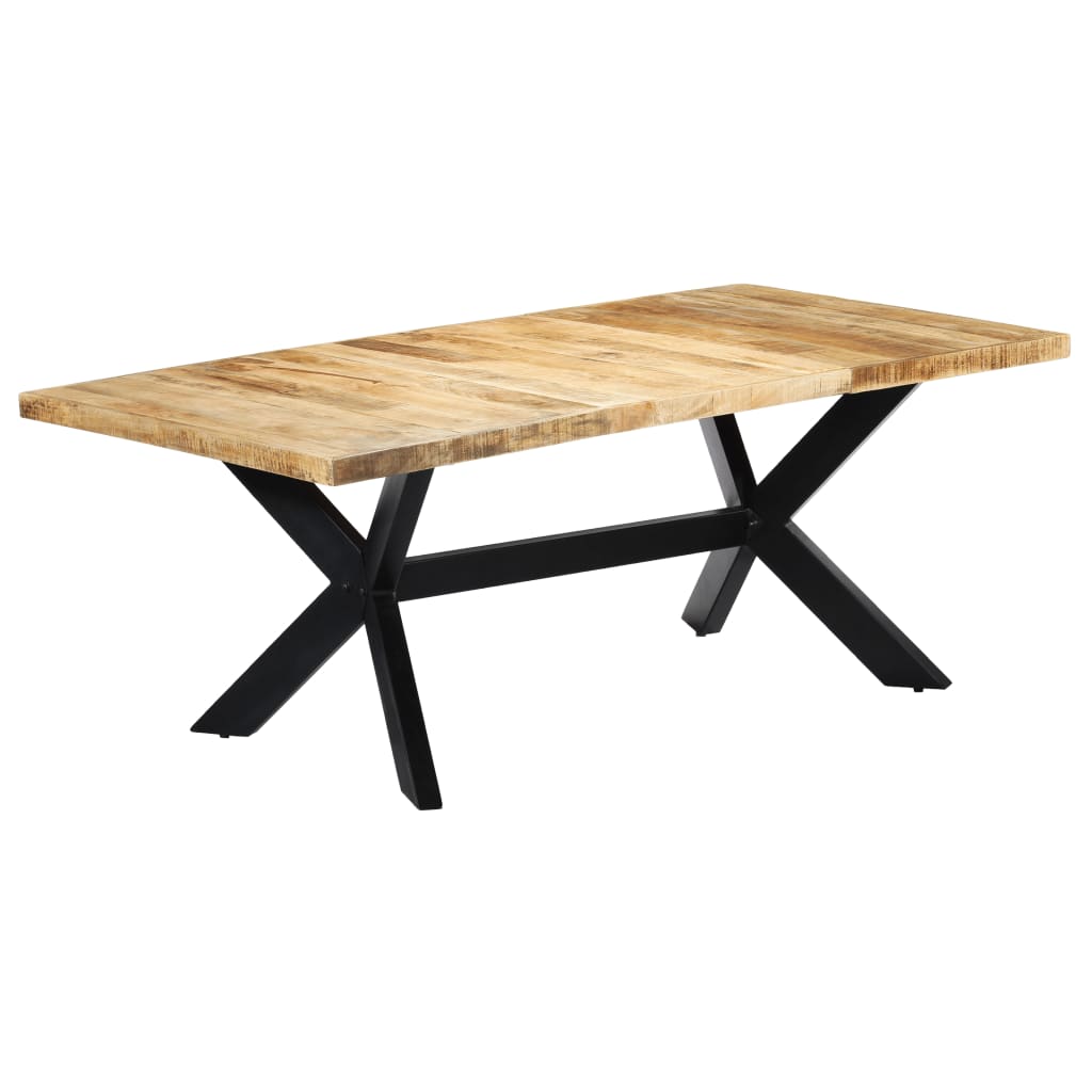 Jedálenský stôl 200x100x75 cm masívne mangovníkové drevo