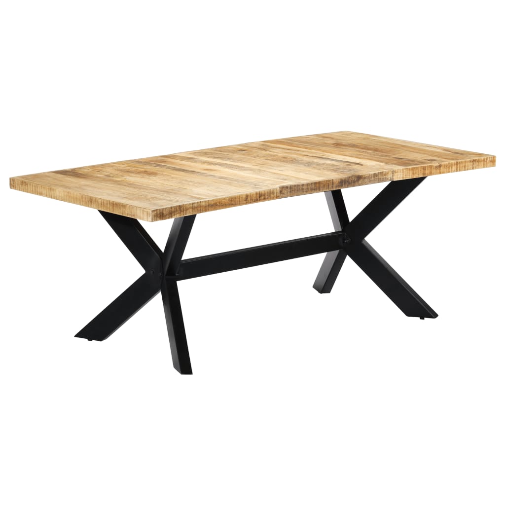 Jedálenský stôl 200x100x75 cm masívne mangovníkové drevo