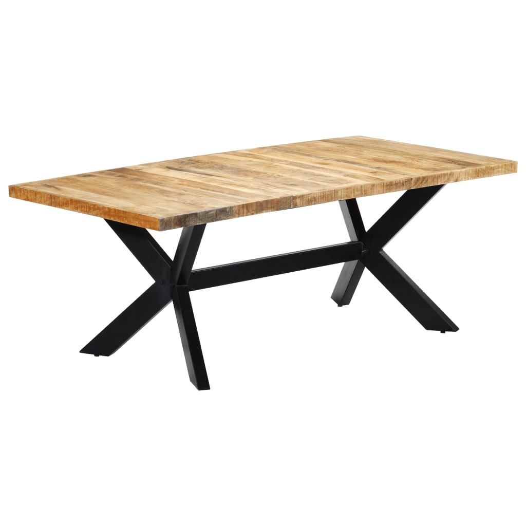 Jedálenský stôl 200x100x75 cm masívne mangovníkové drevo