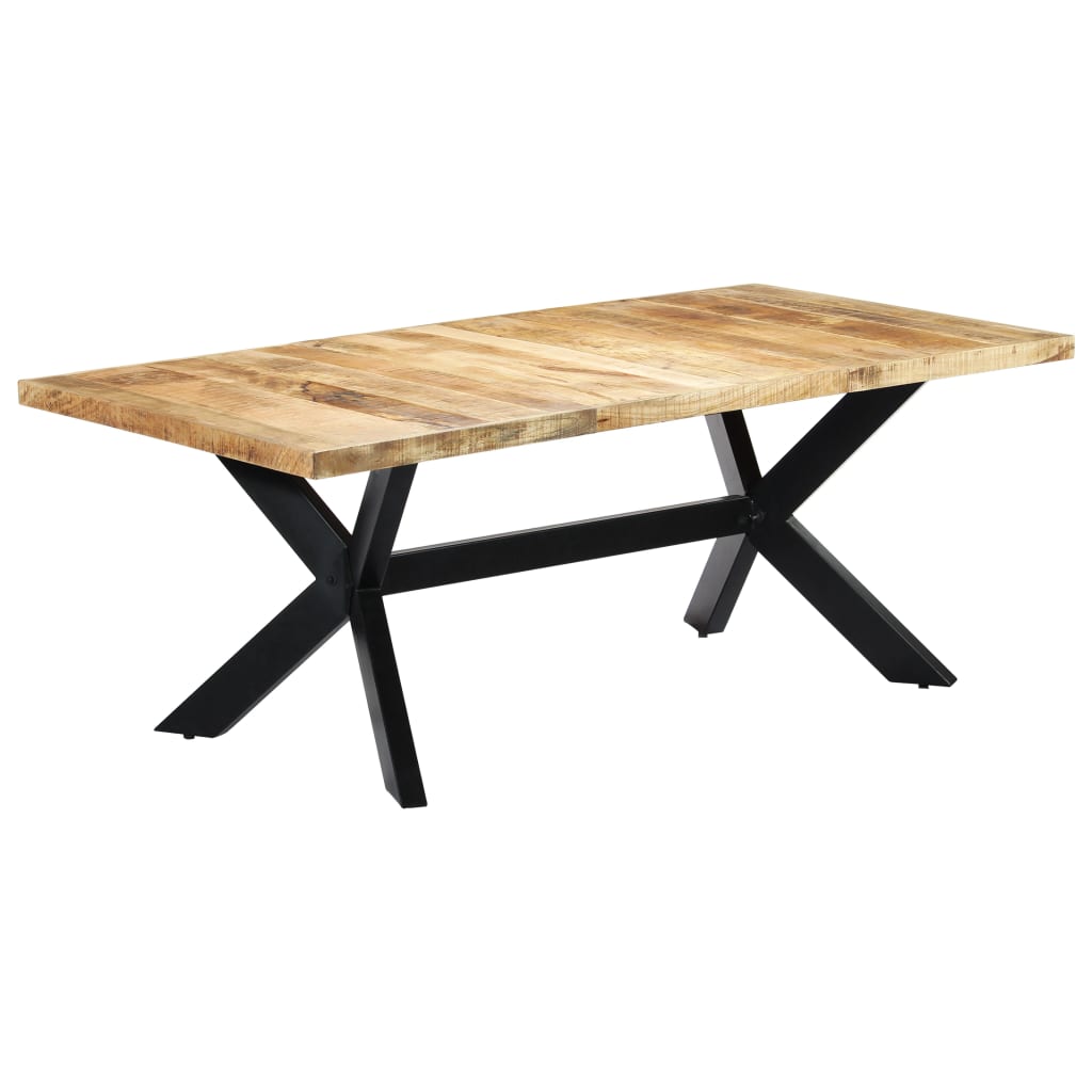 Jedálenský stôl 200x100x75 cm masívne mangovníkové drevo