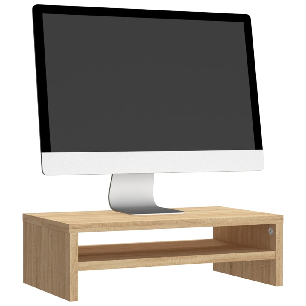 Stojan na monitor, dub sonoma 42x24x13 cm, kompozitné drevo