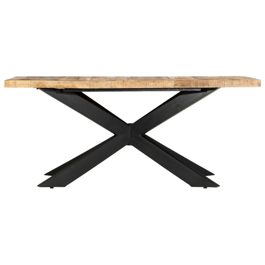 Jedálenský stôl 180x90x76 cm surový mangovníkový masív