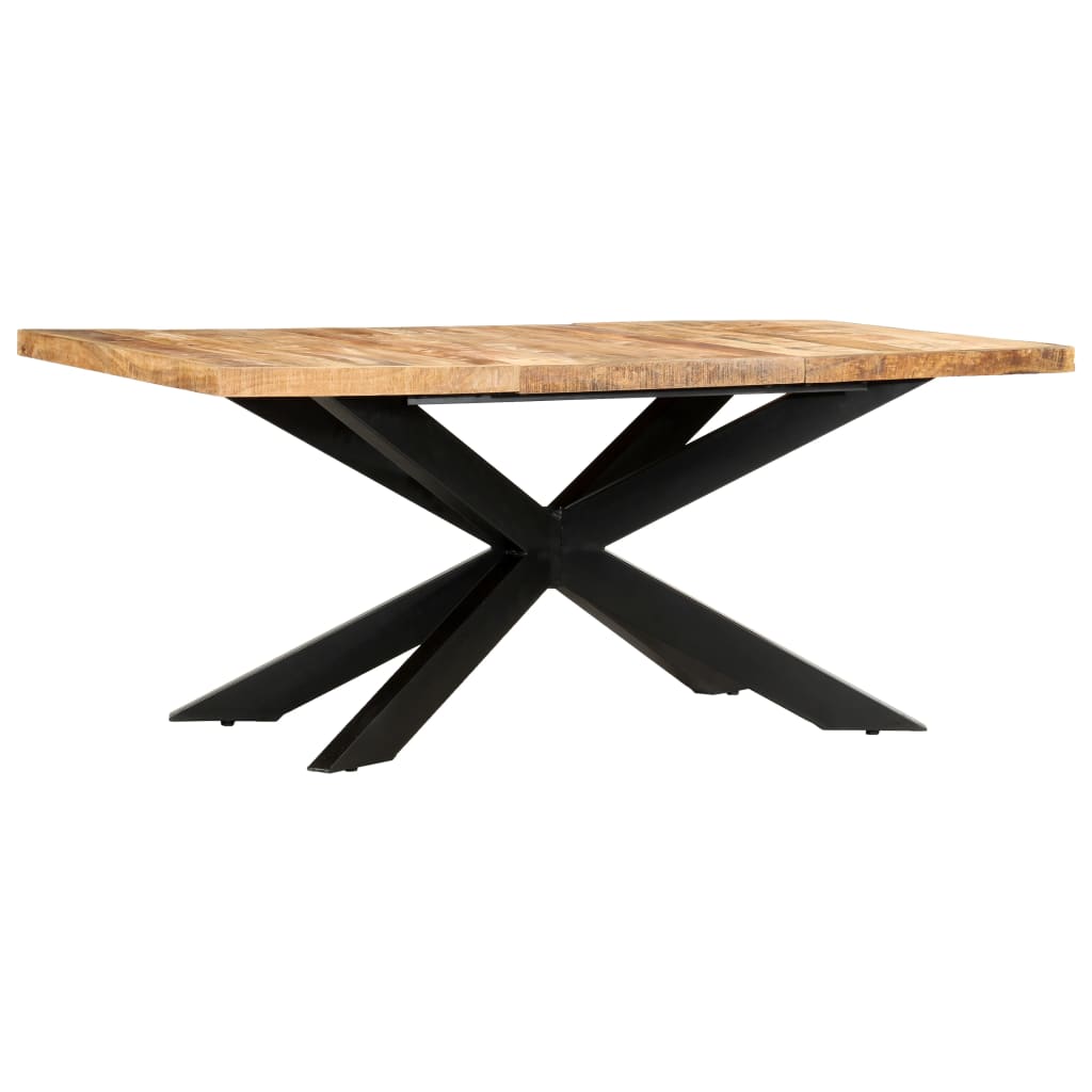 Jedálenský stôl 180x90x76 cm surový mangovníkový masív