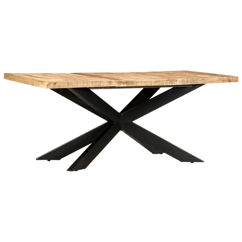 Jedálenský stôl 180x90x76 cm surový mangovníkový masív