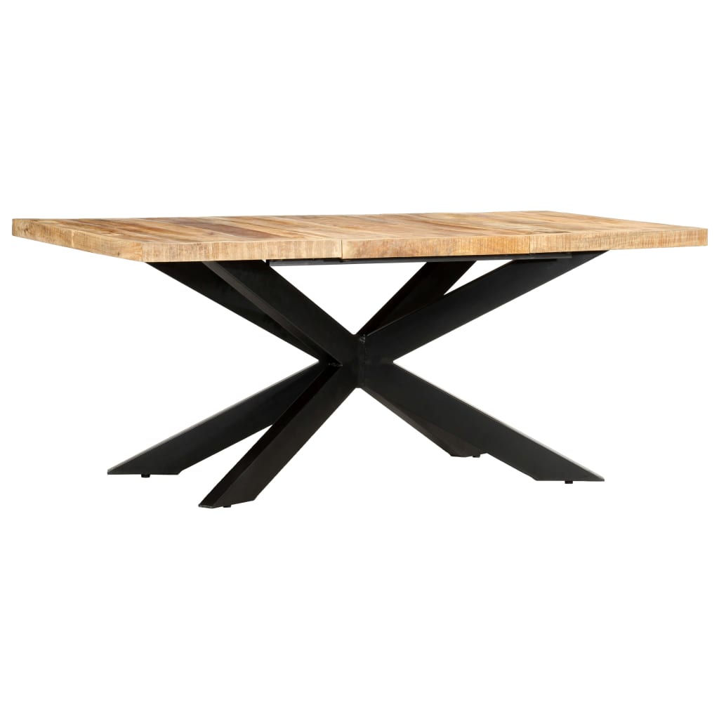 Jedálenský stôl 180x90x76 cm surový mangovníkový masív