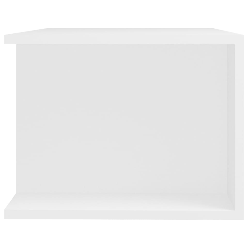 TV skrinka s LED svetlami biela 90x39x30 cm