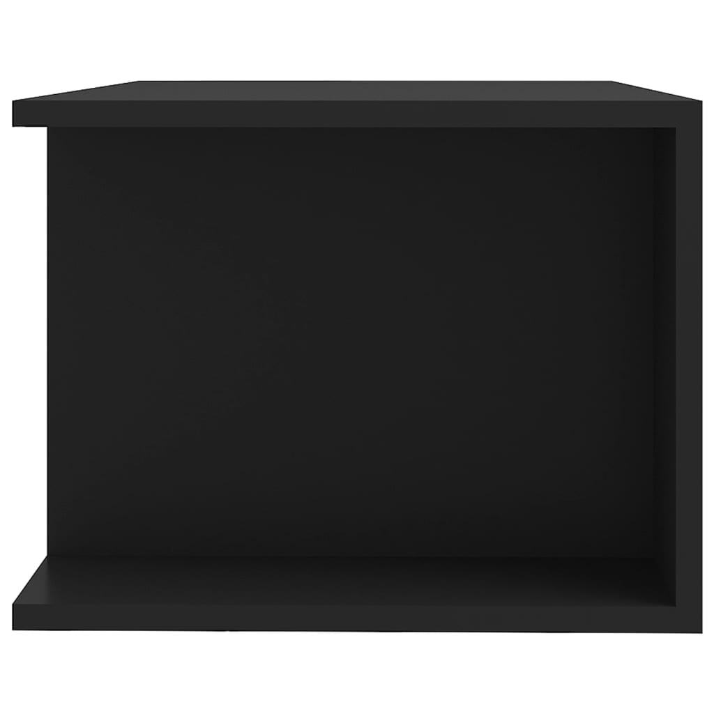 TV skrinka s LED svetlami čierna 90x39x30 cm