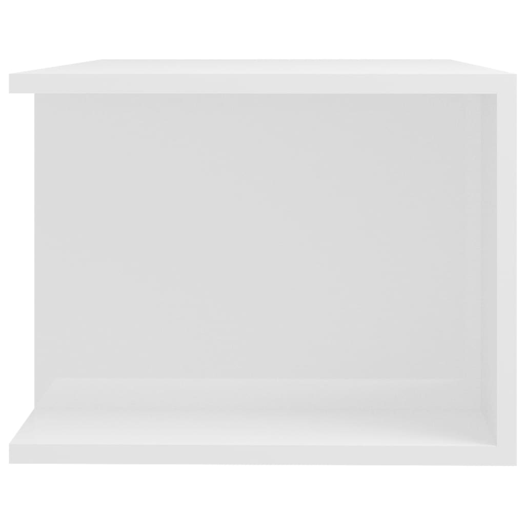 TV skrinka s LED svetlami lesklá biela 90x39x30 cm