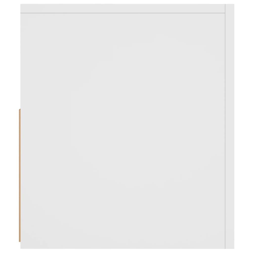 TV skrinka s LED svetlami biela 120x35x40 cm