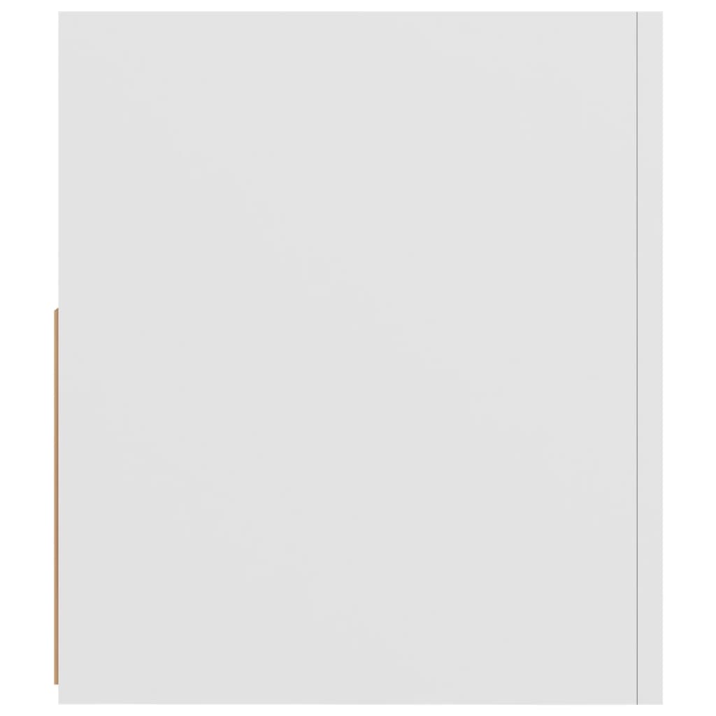 TV skrinka s LED svetlami biela 90x35x40 cm