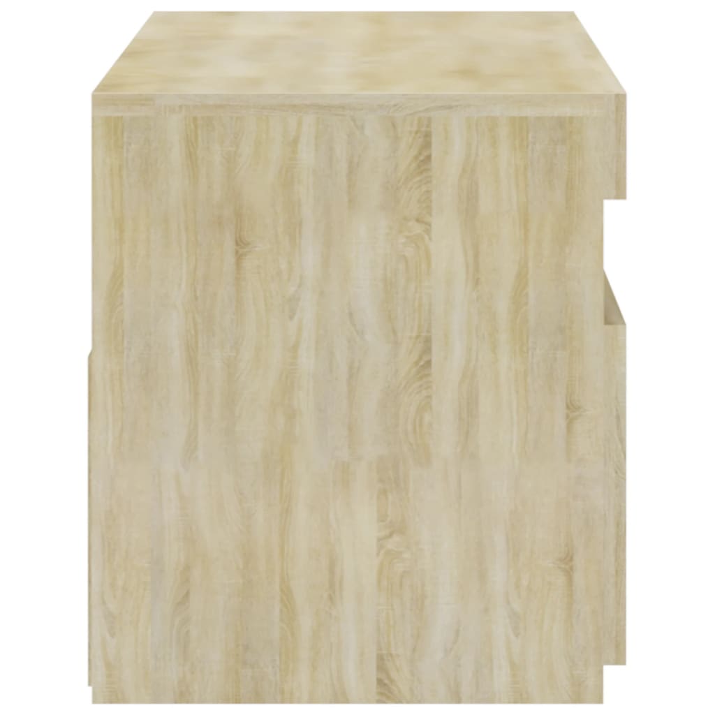 TV skrinka s LED svetlami dub sonoma 75x35x40 cm