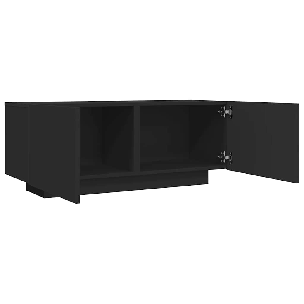 TV skrinka čierna 100x35x40 cm spracované drevo
