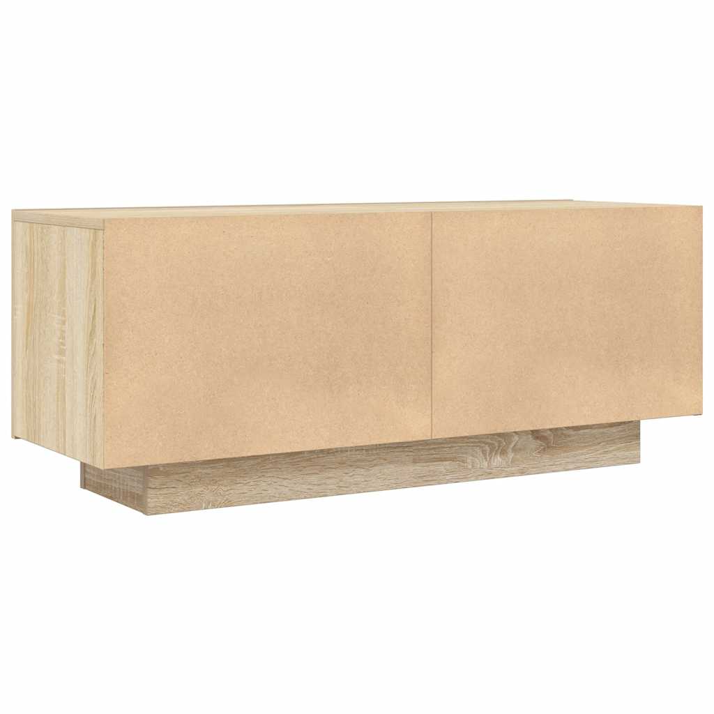 TV skrinka dub sonoma 100x35x40 cm spracované drevo