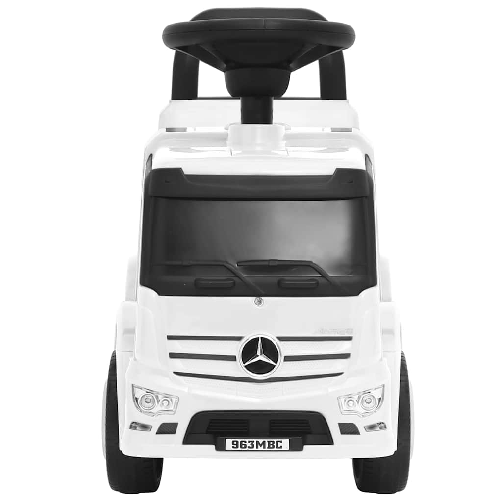 Odrážacie auto Mercedes-Benz kamión biele