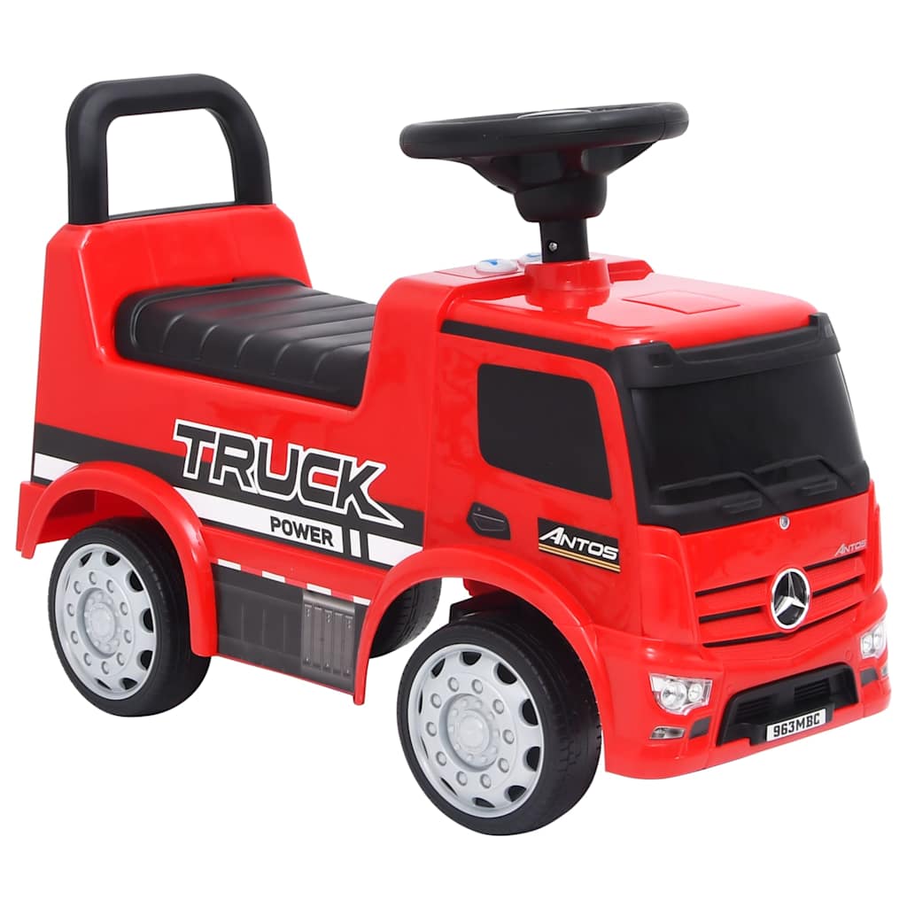 Odrážacie auto Mercedes-Benz kamión červené