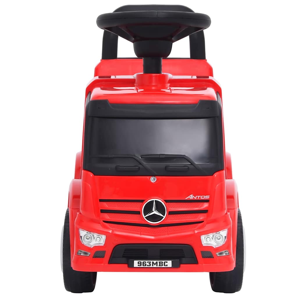 Odrážacie auto Mercedes-Benz kamión červené