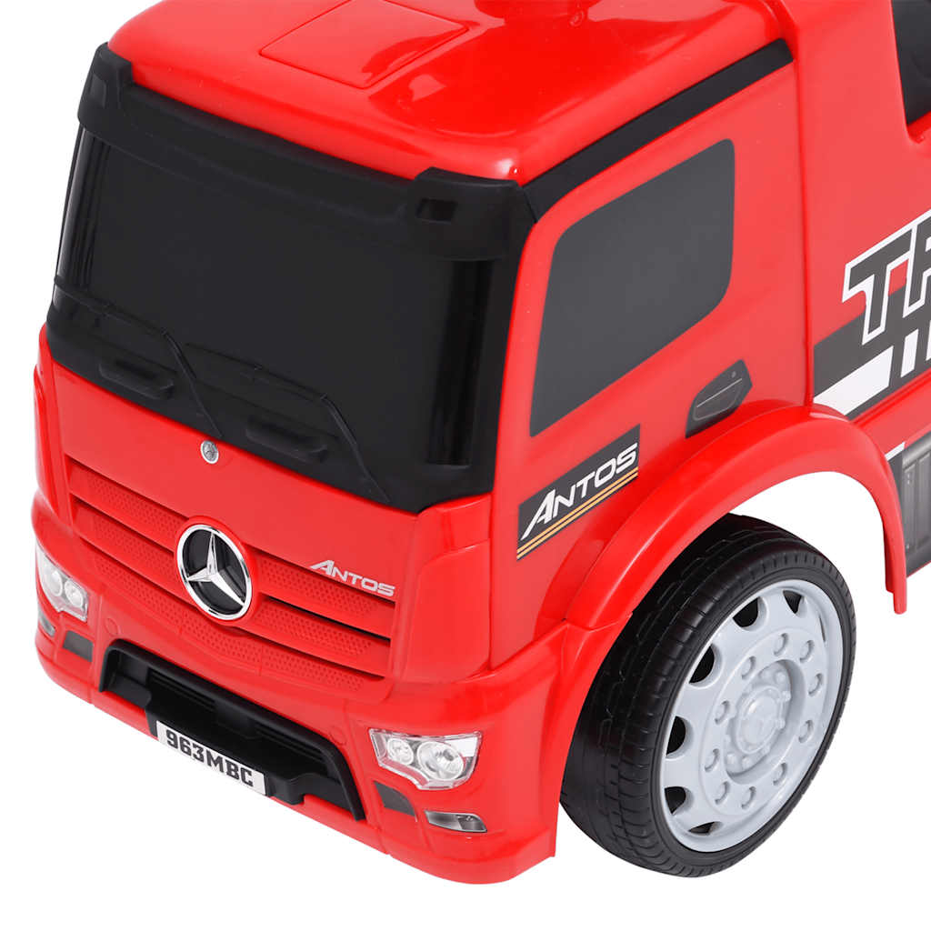 Odrážacie auto Mercedes-Benz kamión červené