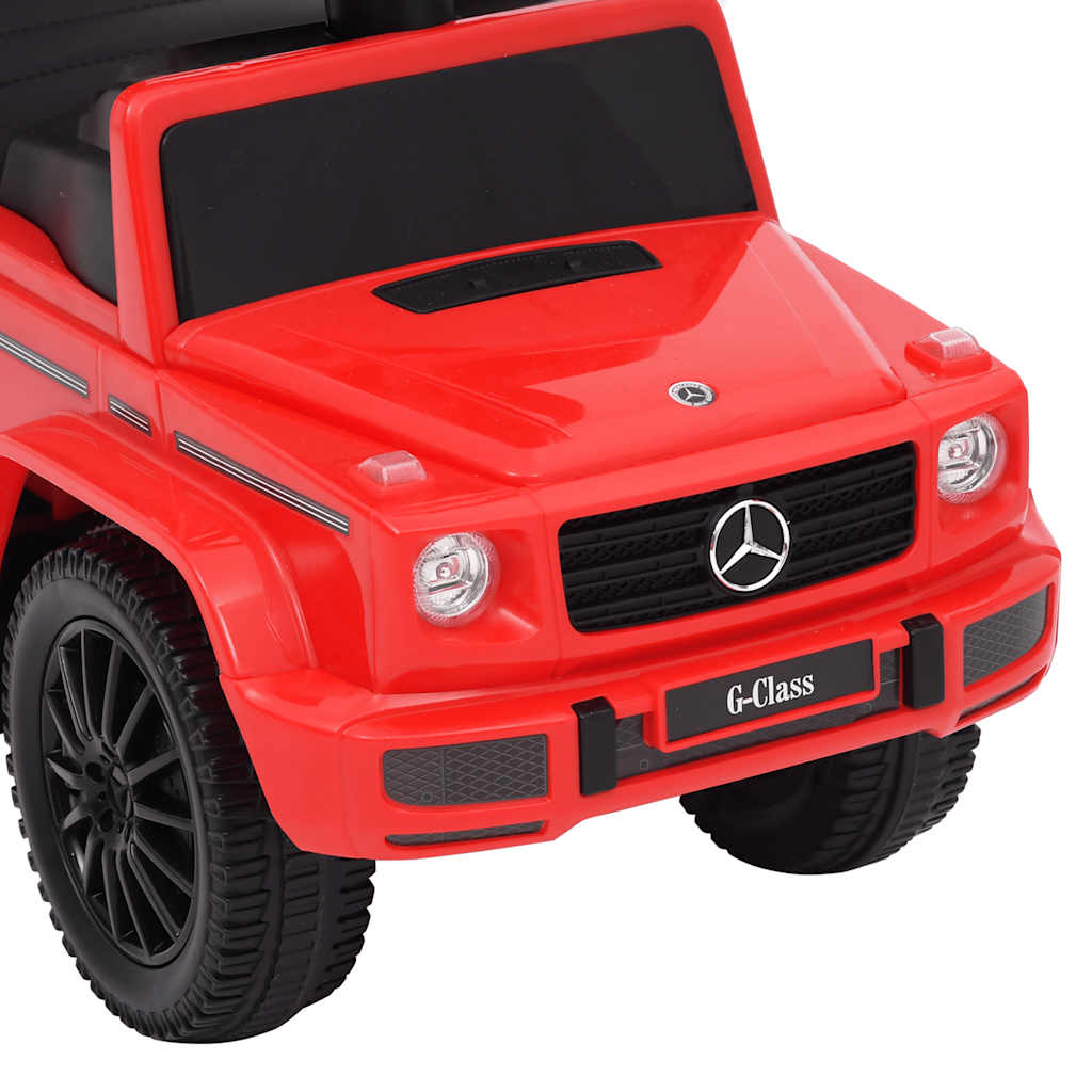 Autíčko na tlačenie Mercedes-Benz G63 červené