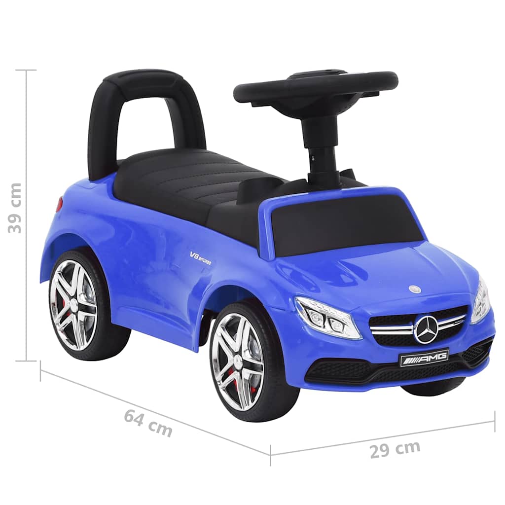 Odrážacie auto Mercedes-Benz C63 modré
