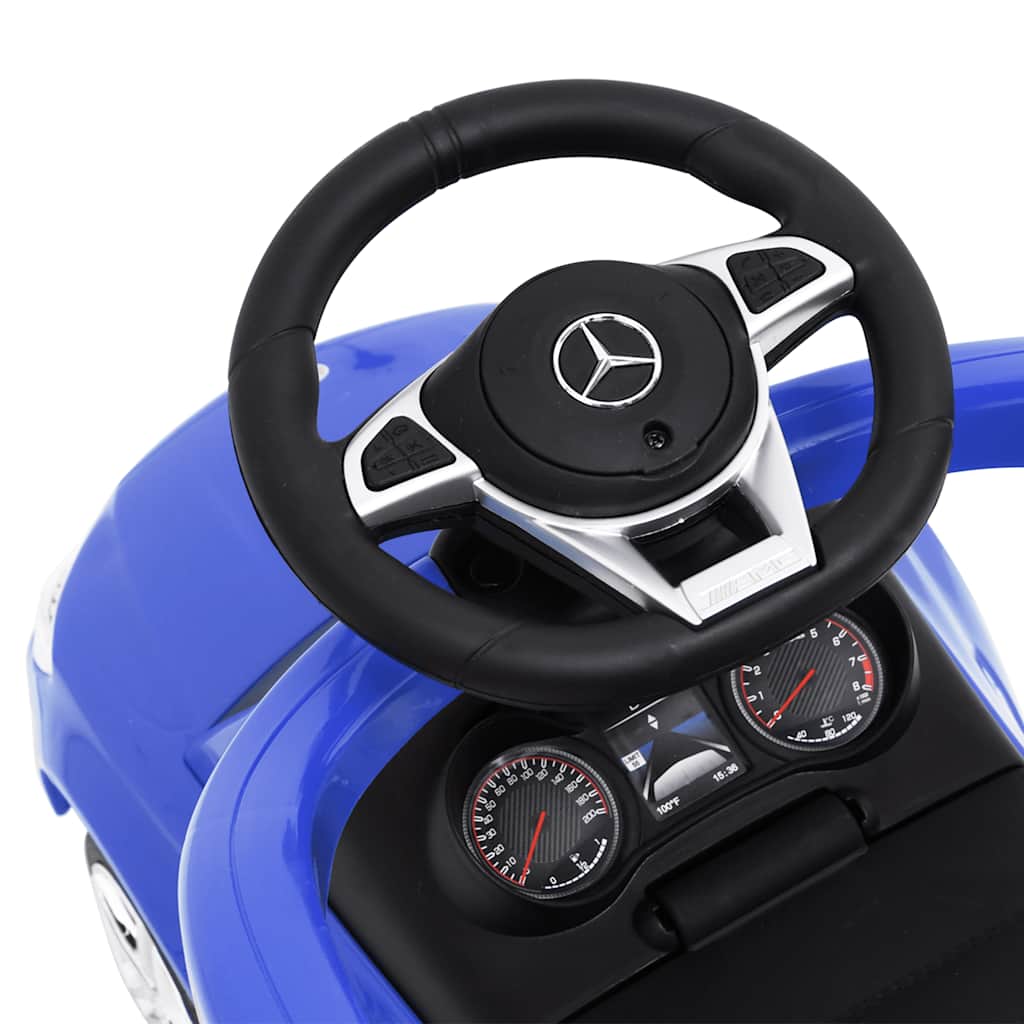 Autíčko na tlačenie Mercedes-Benz C63 modré