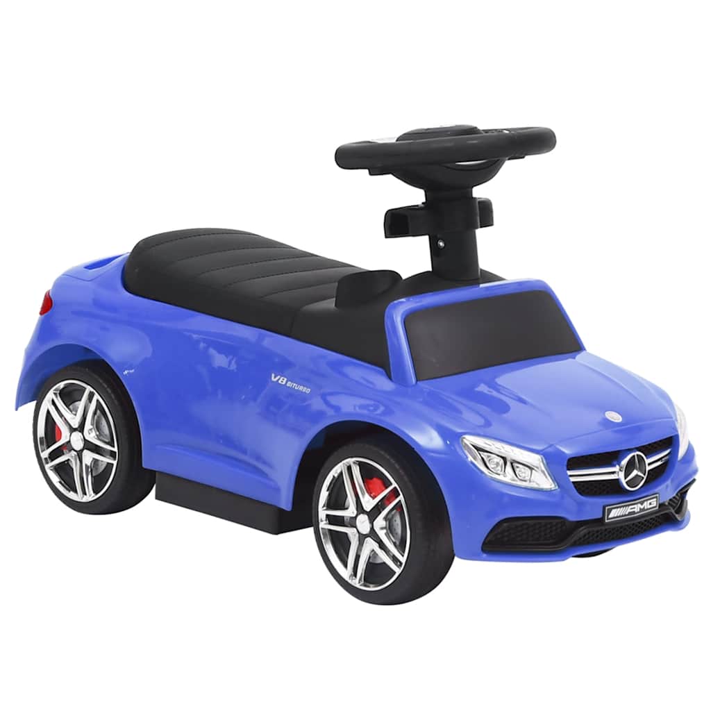 Autíčko na tlačenie Mercedes-Benz C63 modré