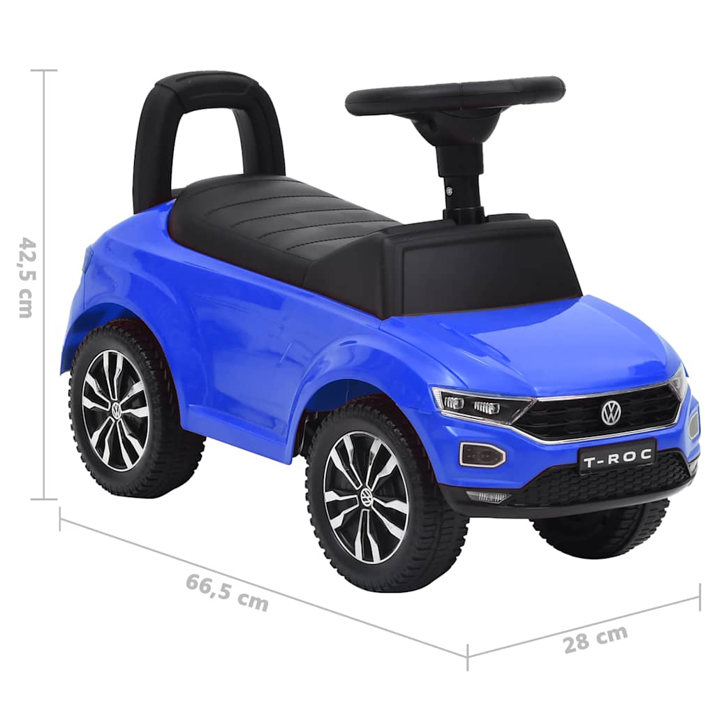 Odrážacie auto Volkswagen T-Roc modré