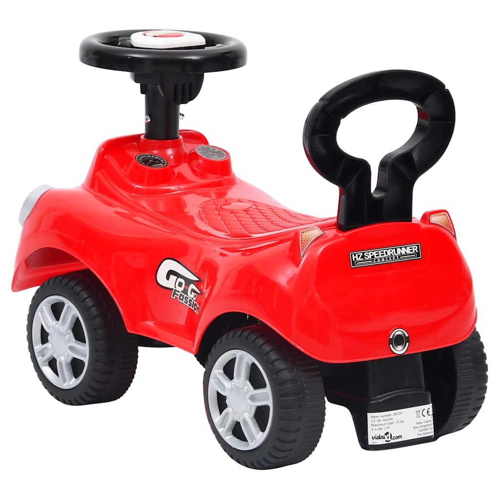 Odrážacie auto červené