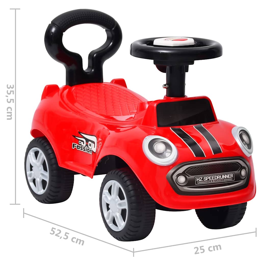 Odrážacie auto červené