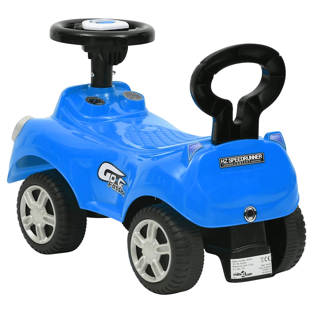 Odrážacie auto modré
