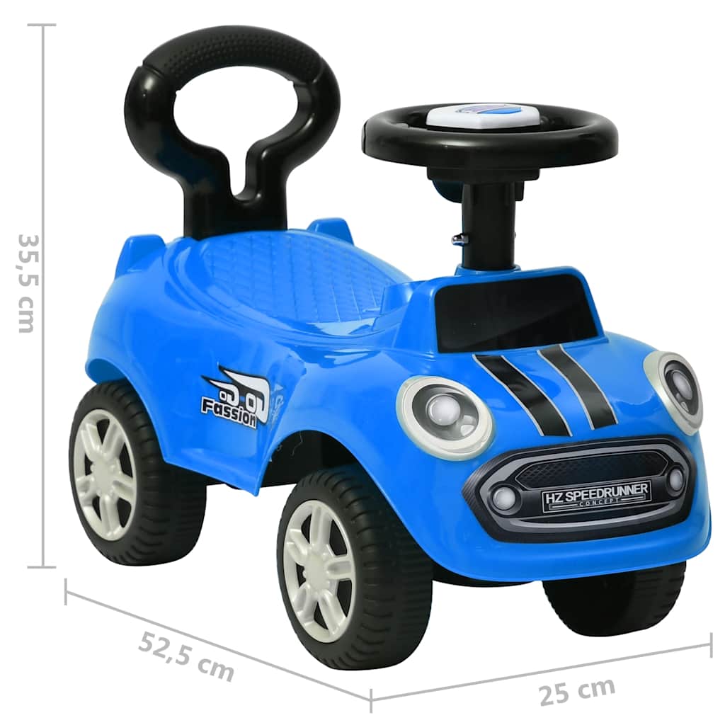 Odrážacie auto modré