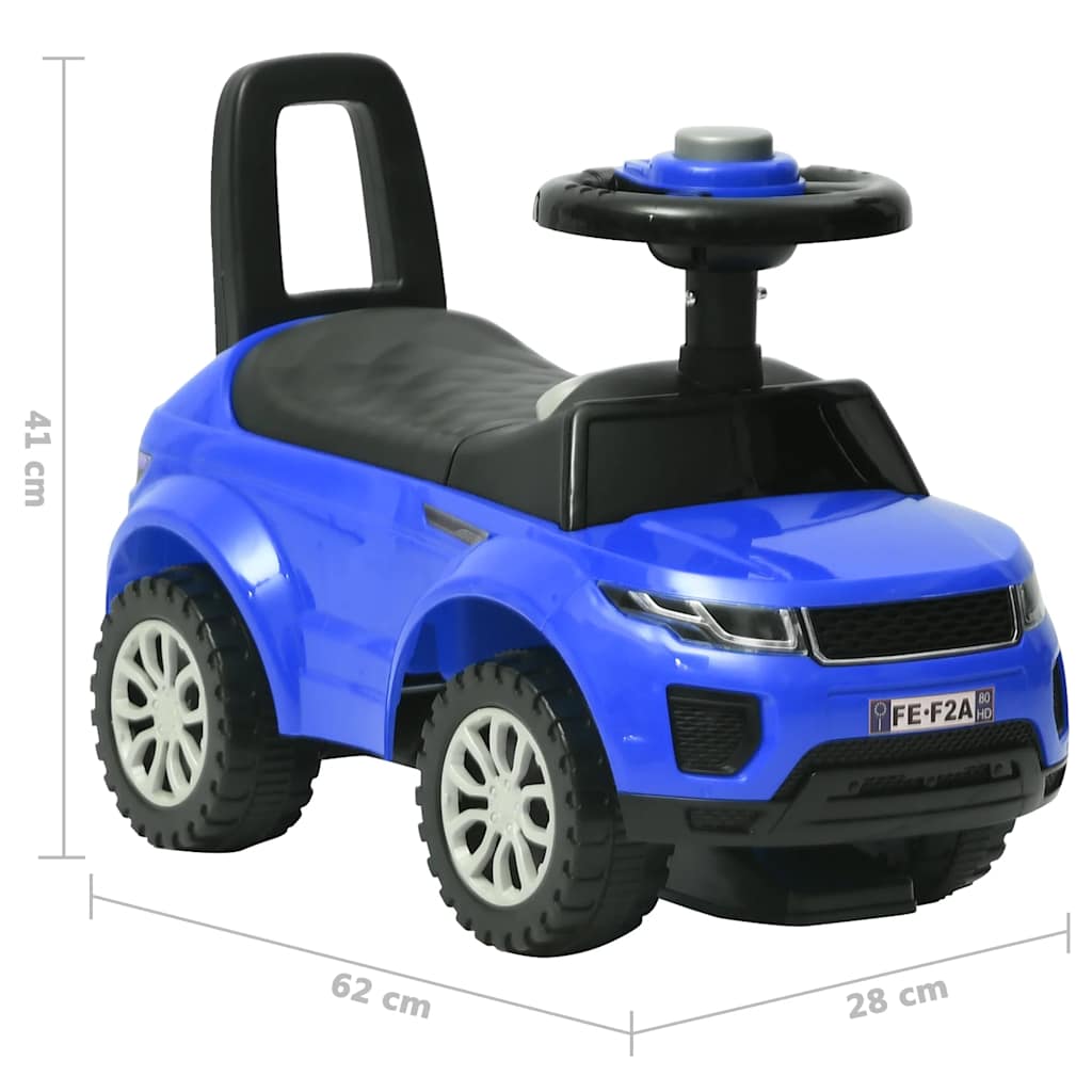 Odrážacie auto modré