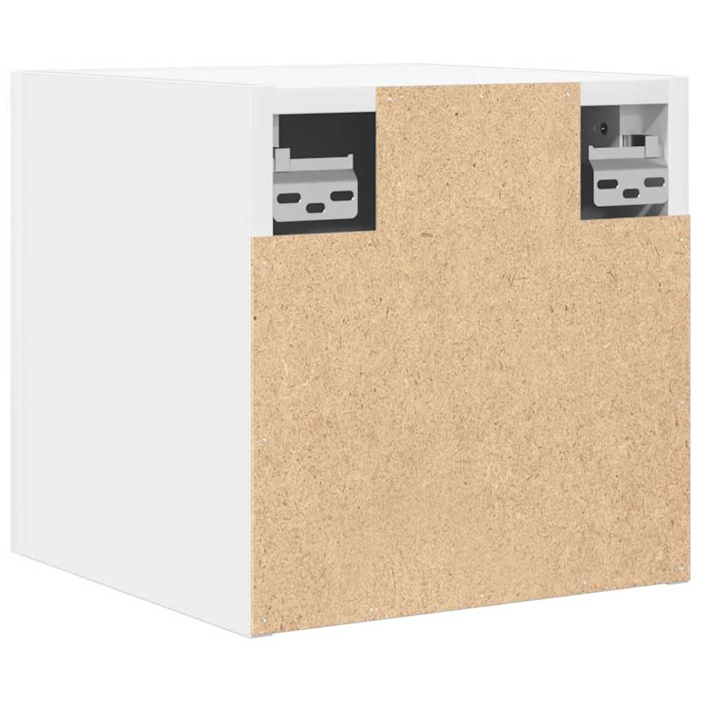 Nástenná TV skrinka biela 30,5x30x30 cm
