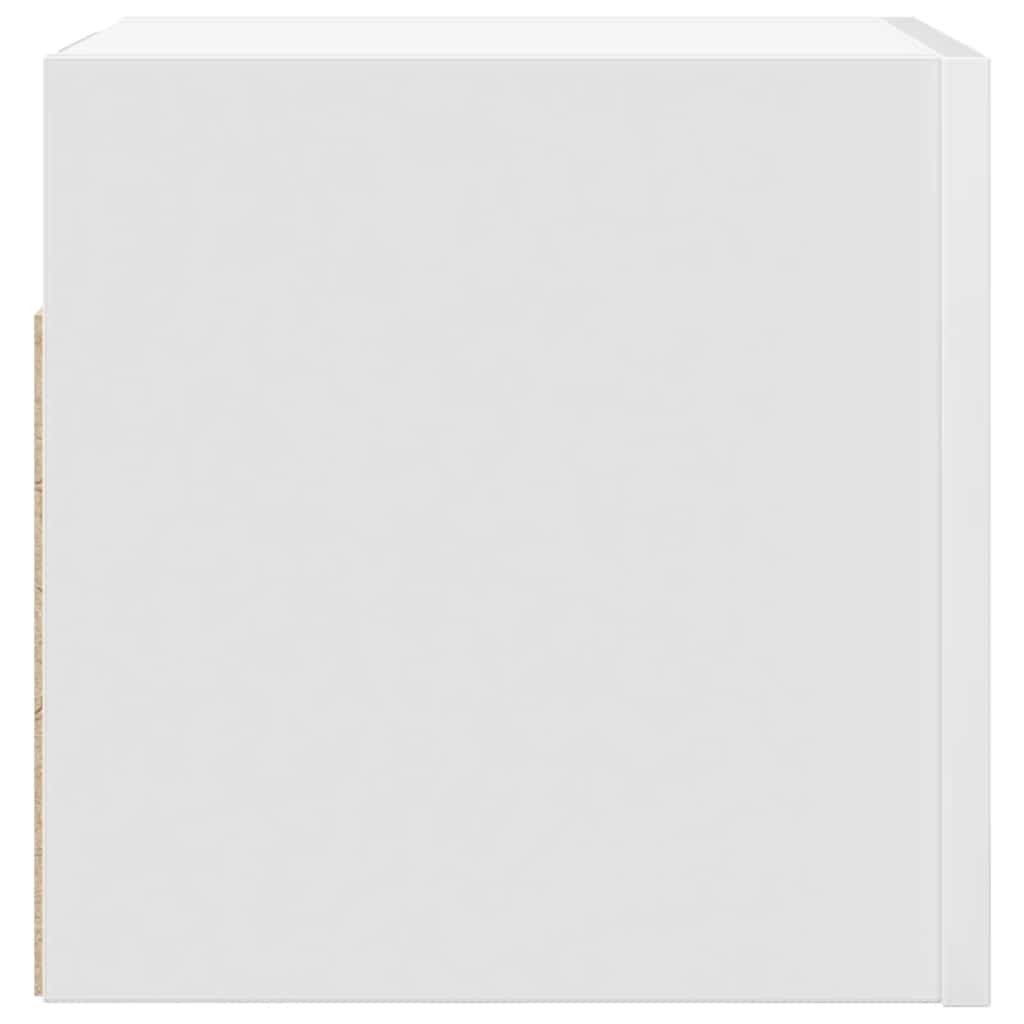 Nástenné TV skrinky 2 ks biele 30,5x30x30 cm