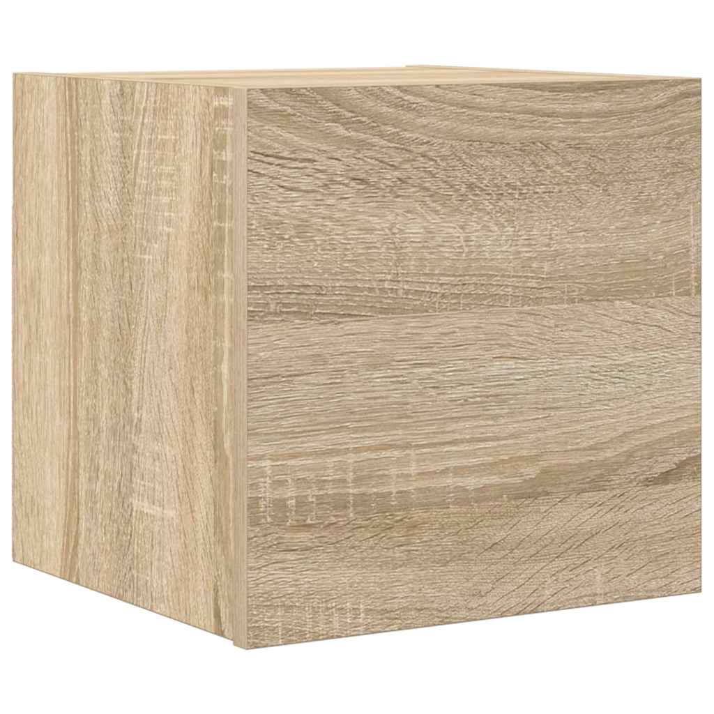 Nástenná TV skrinka dub sonoma 30,5x30x30 cm