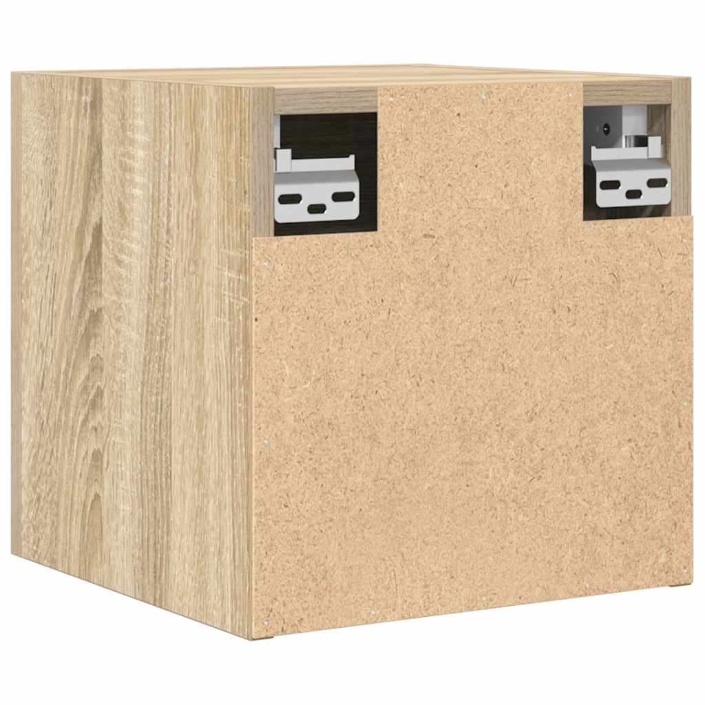 Nástenné TV skrinky 2 ks dub sonoma 30,5x30x30 cm