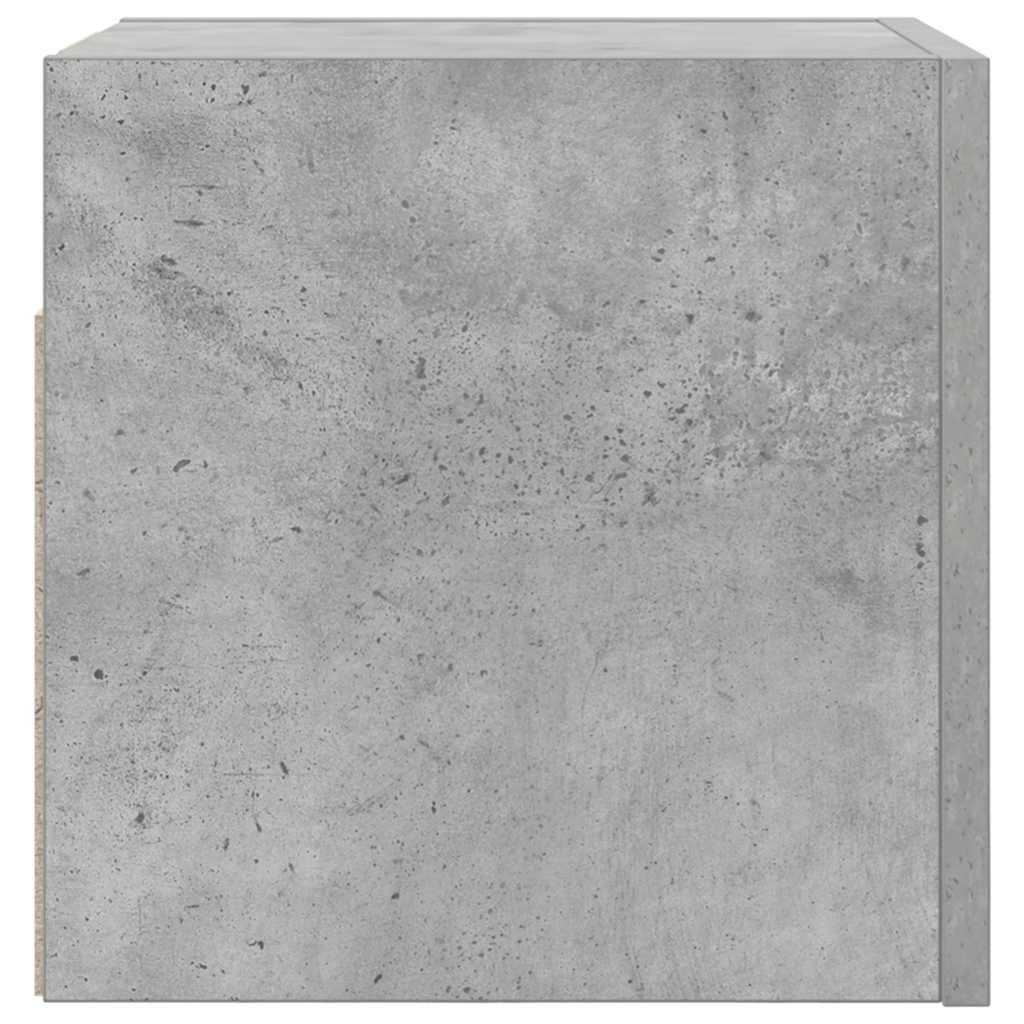 Nástenné TV skrinky 2 ks betónové sivé 30,5x30x30 cm