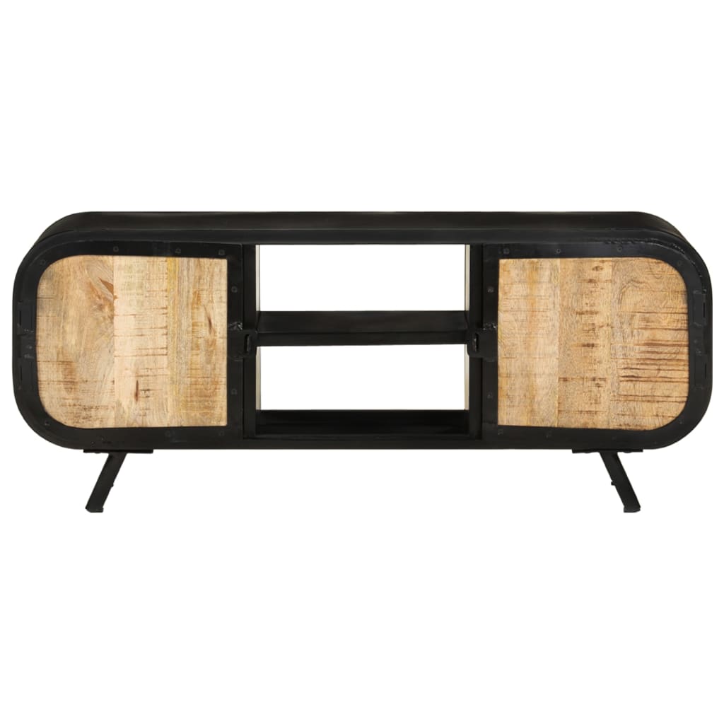 TV skrinka 110x30x45 cm surové mangovníkové drevo