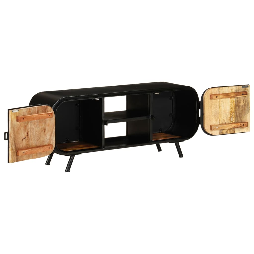 TV skrinka 110x30x45 cm surové mangovníkové drevo