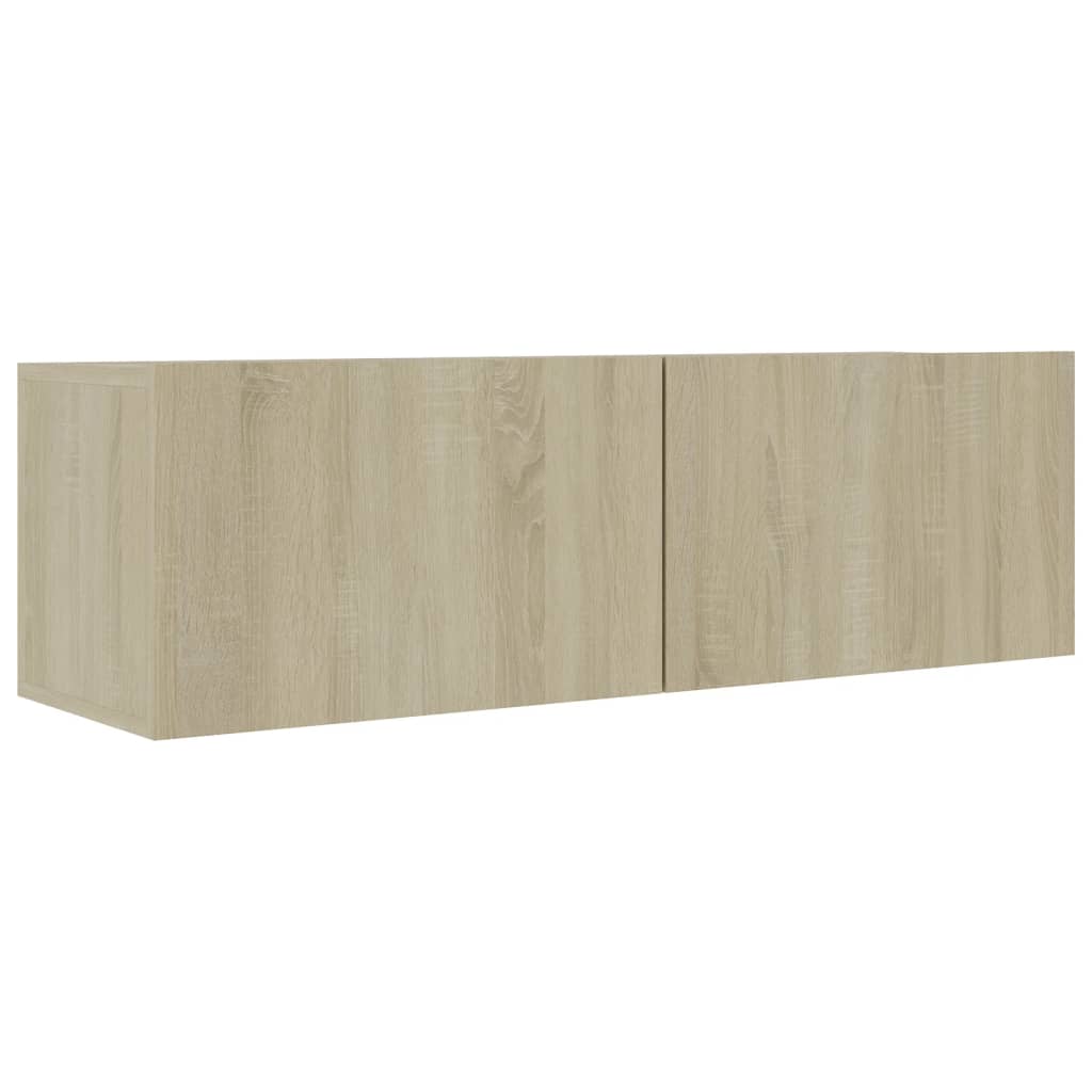 TV skrinky 4 ks, dub sonoma 100x30x30 cm, kompozitné drevo