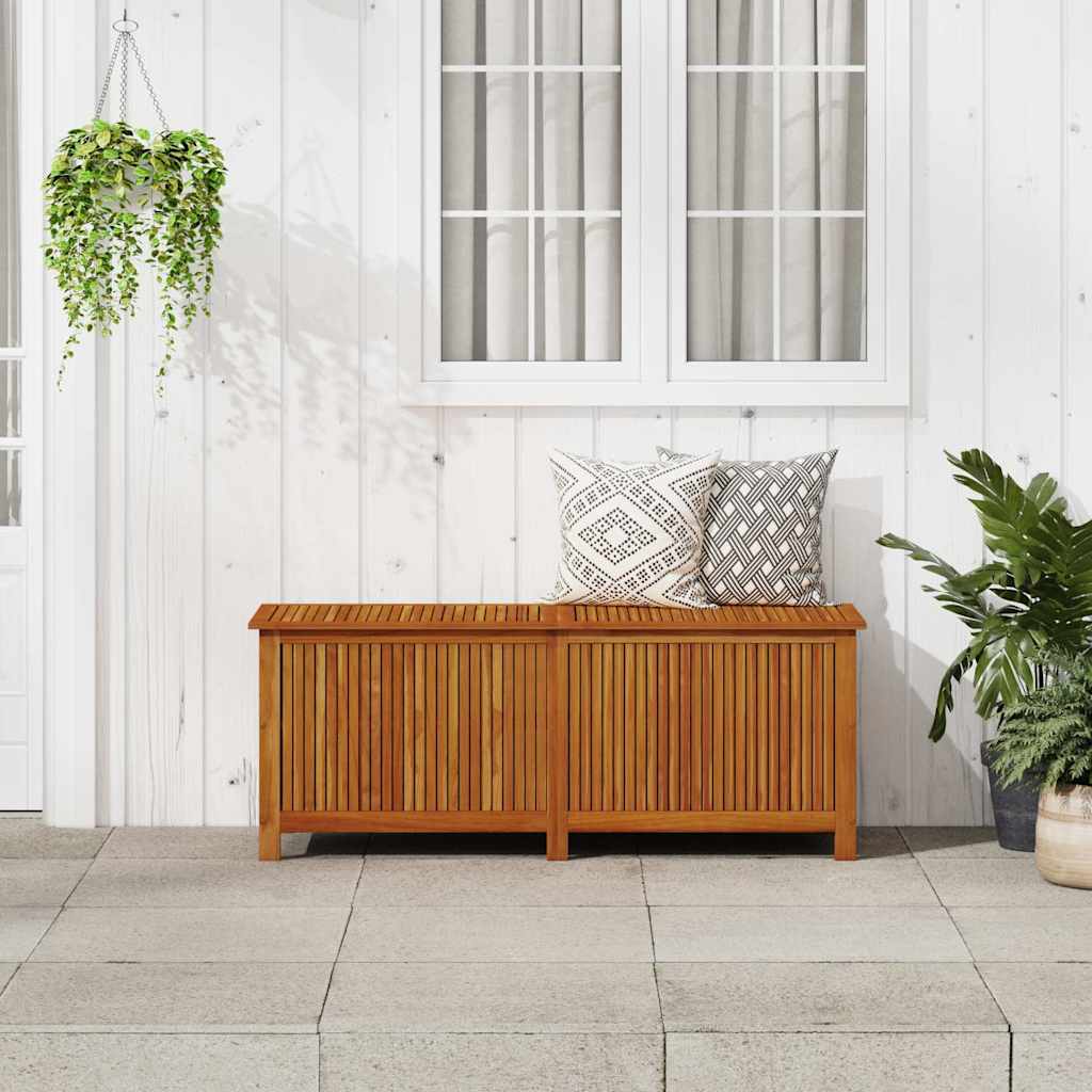 Záhradný úložný box 150x50x58 cm akáciový masív