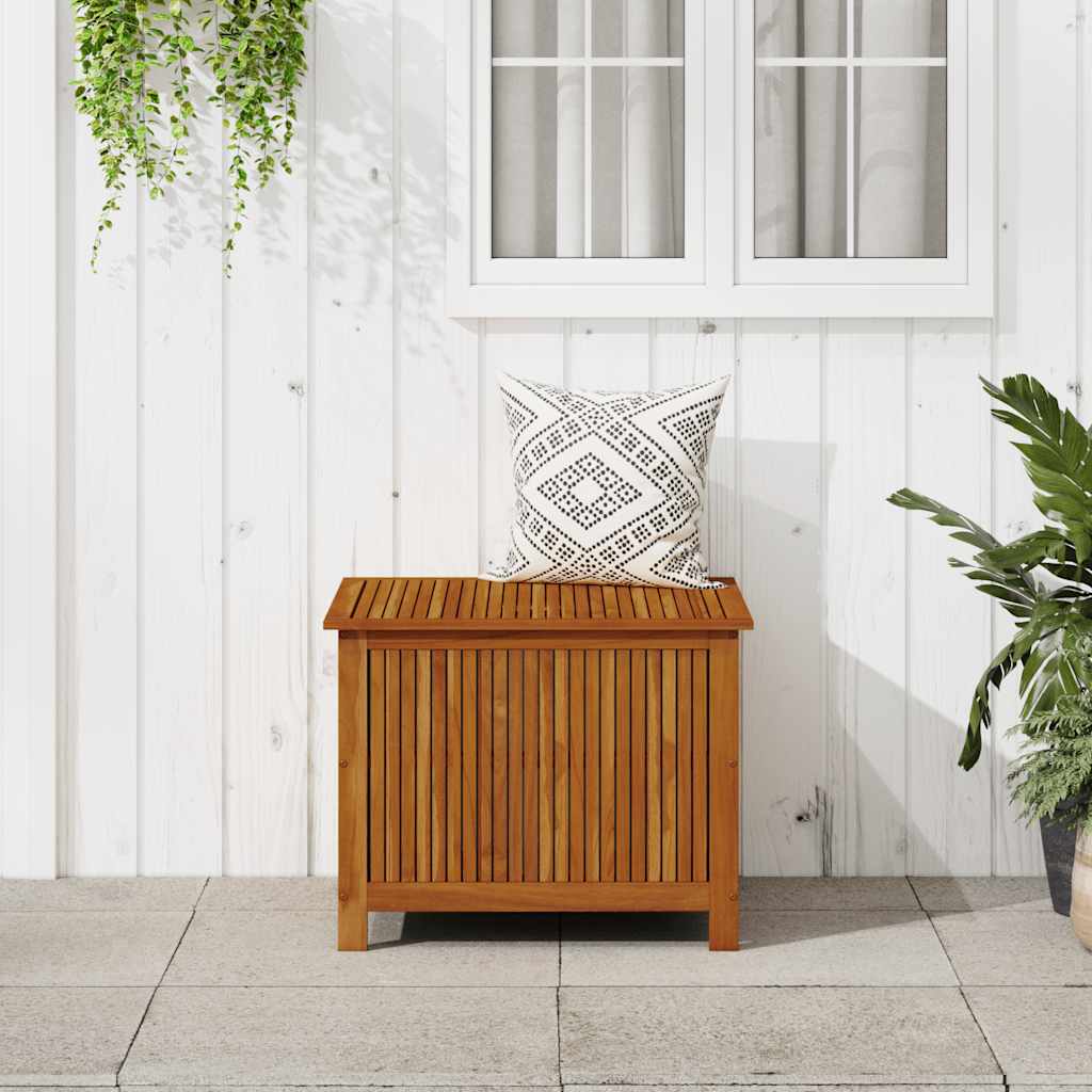 Záhradný úložný box 75x75x58 cm masívne akáciové drevo