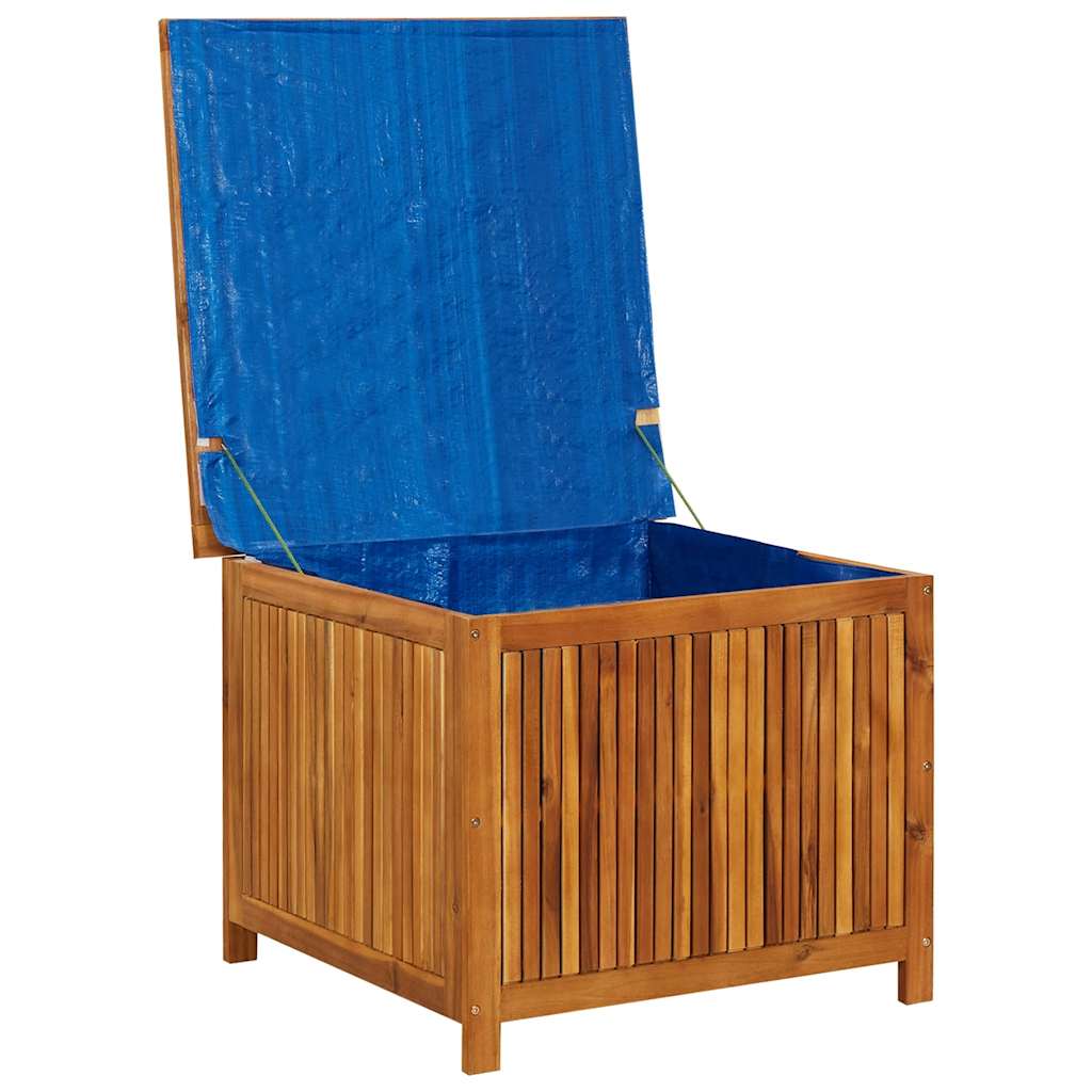 Záhradný úložný box 75x75x58 cm masívne akáciové drevo