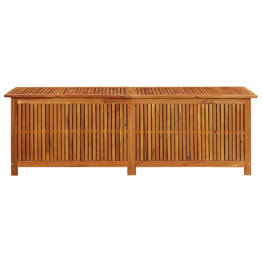 Záhradný úložný box 175x50x58 cm masívne akáciové drevo