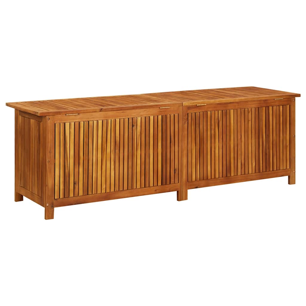 Záhradný úložný box 175x50x58 cm masívne akáciové drevo