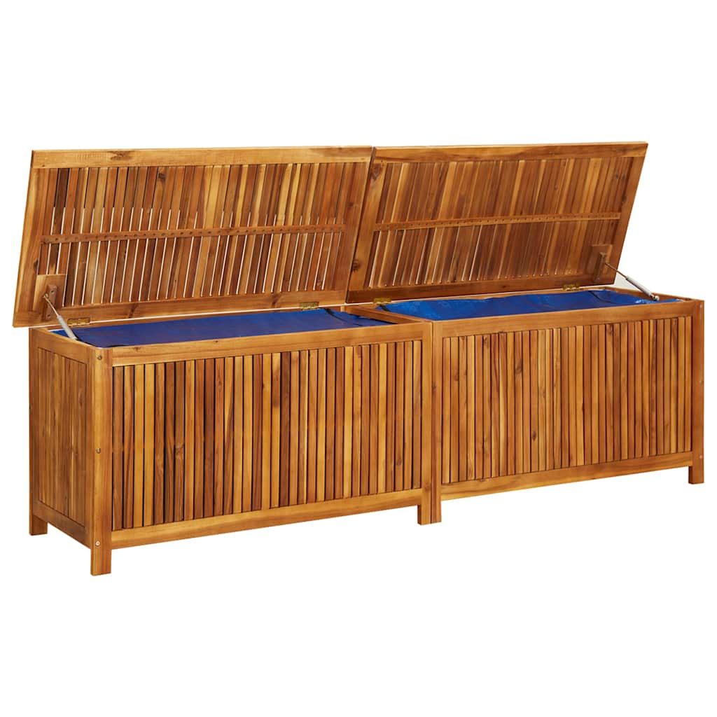 Záhradný úložný box 200x50x58 cm akáciový masív